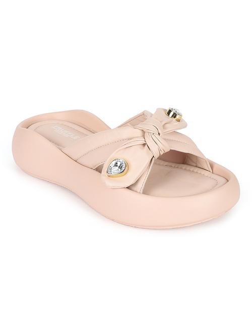 women beige slides - 21451191 -  Standard Image - 0