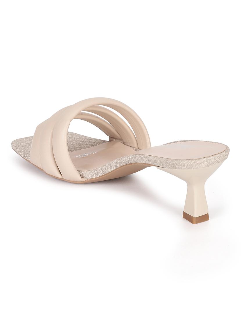 women beige slip on sandal - 21451194 - Standard Image - 2