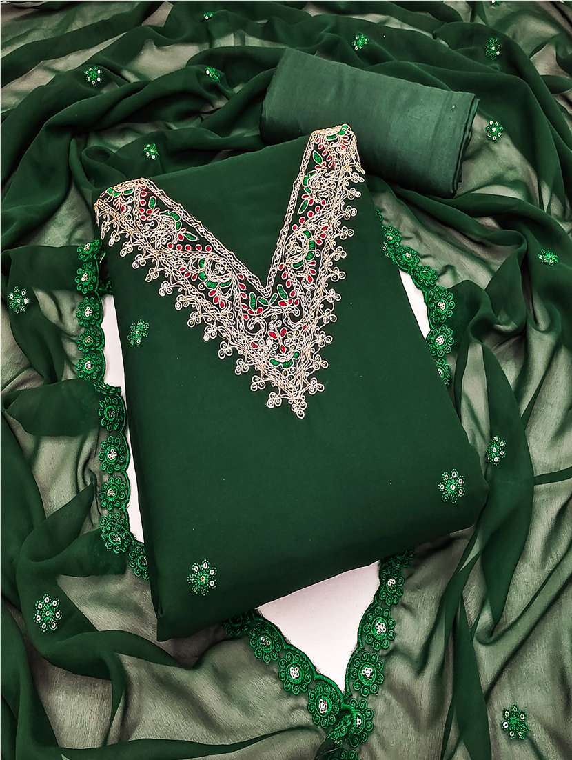 printed unstitched suit set