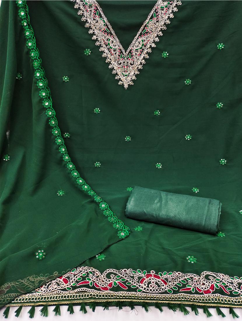 printed unstitched suit set - 21451246 - Standard Image - 2