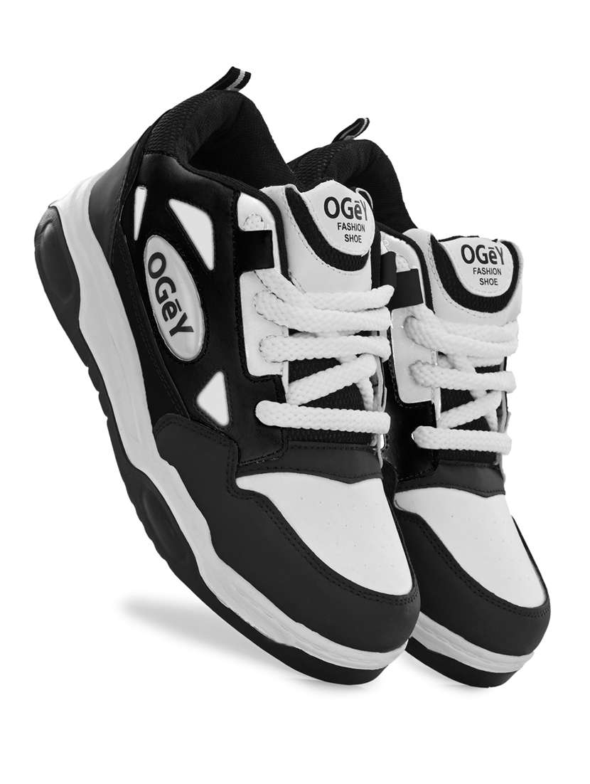 men white lace up sneaker - 21451328 -  Standard Image - 2