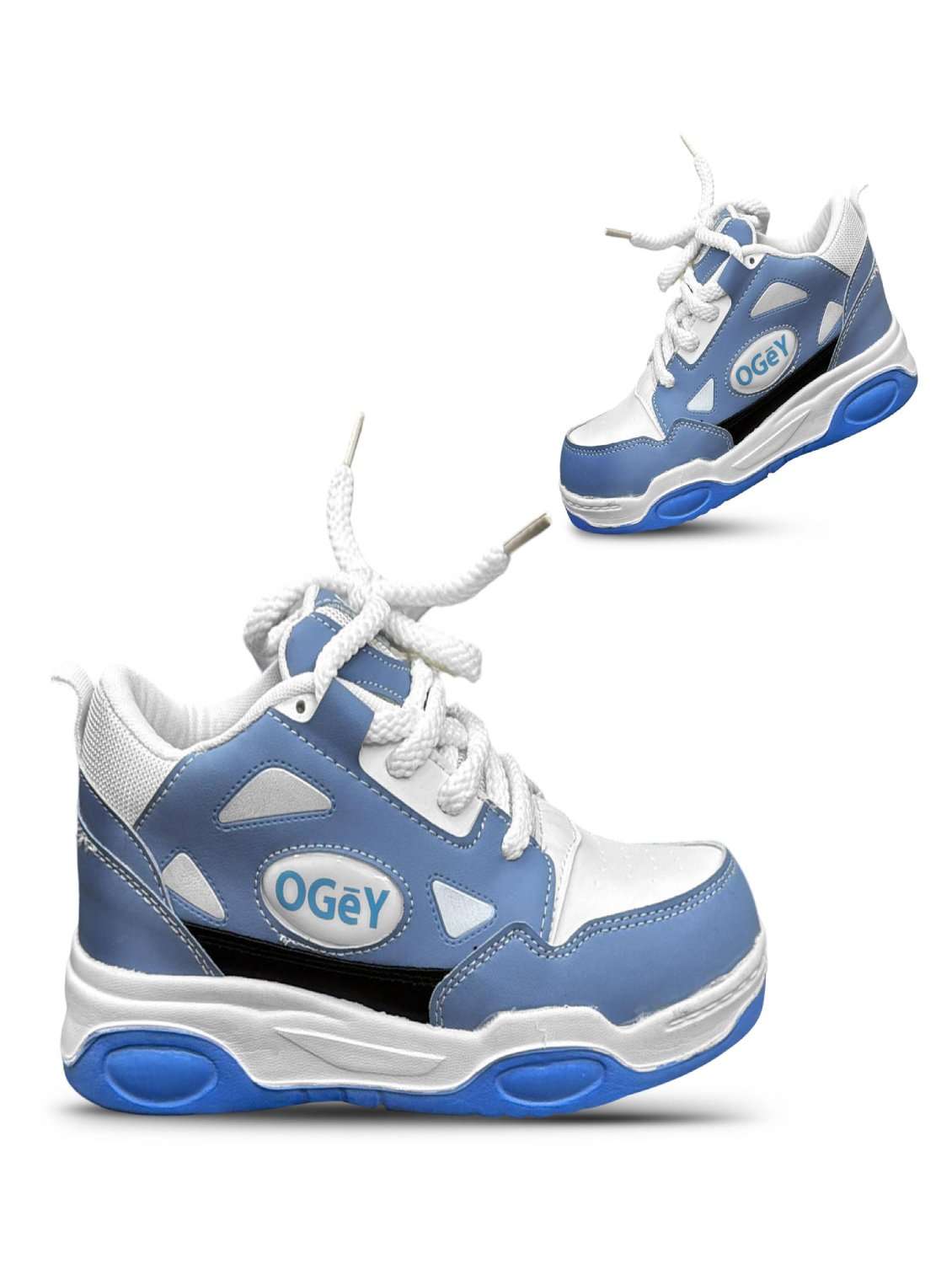 men light blue lace up sneaker - 21451329 -  Standard Image - 2