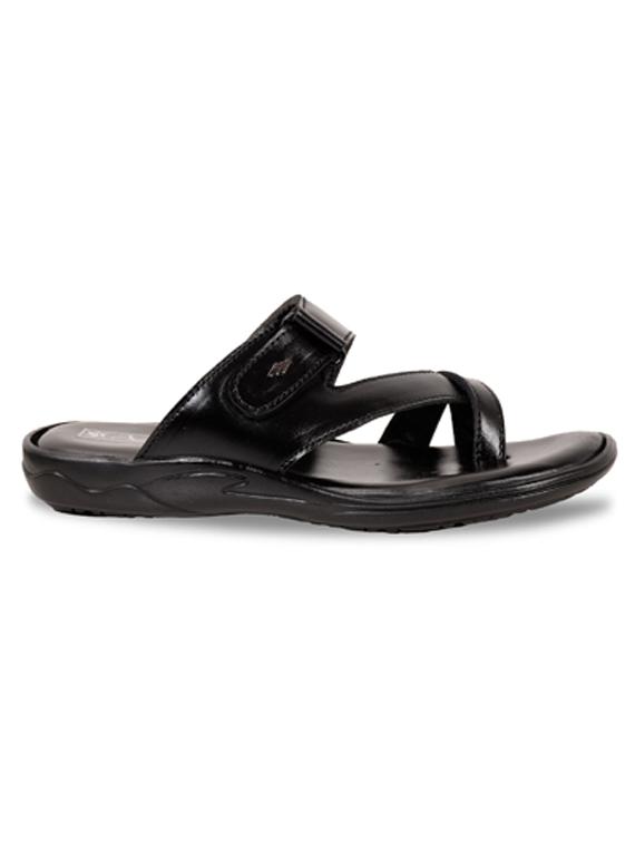 black leather strap sandal sandals - 21452372 - Standard Image - 2