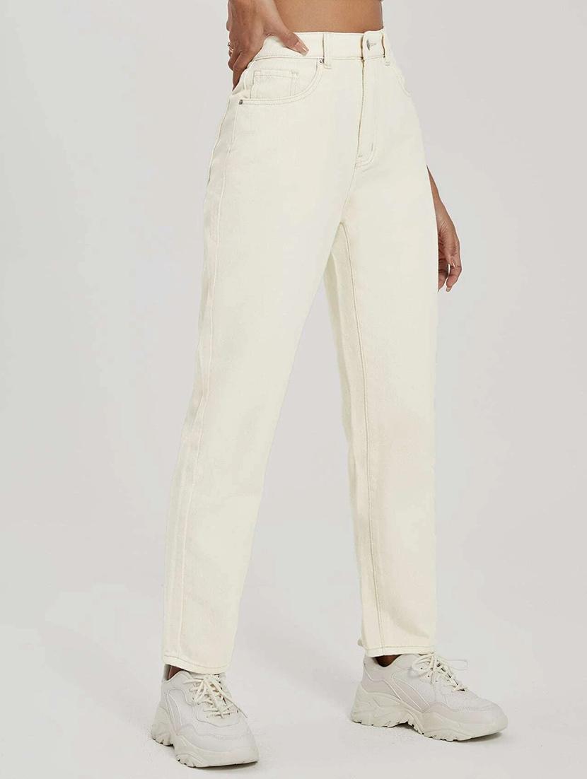 women white denim jean - 21452786 - Standard Image - 2