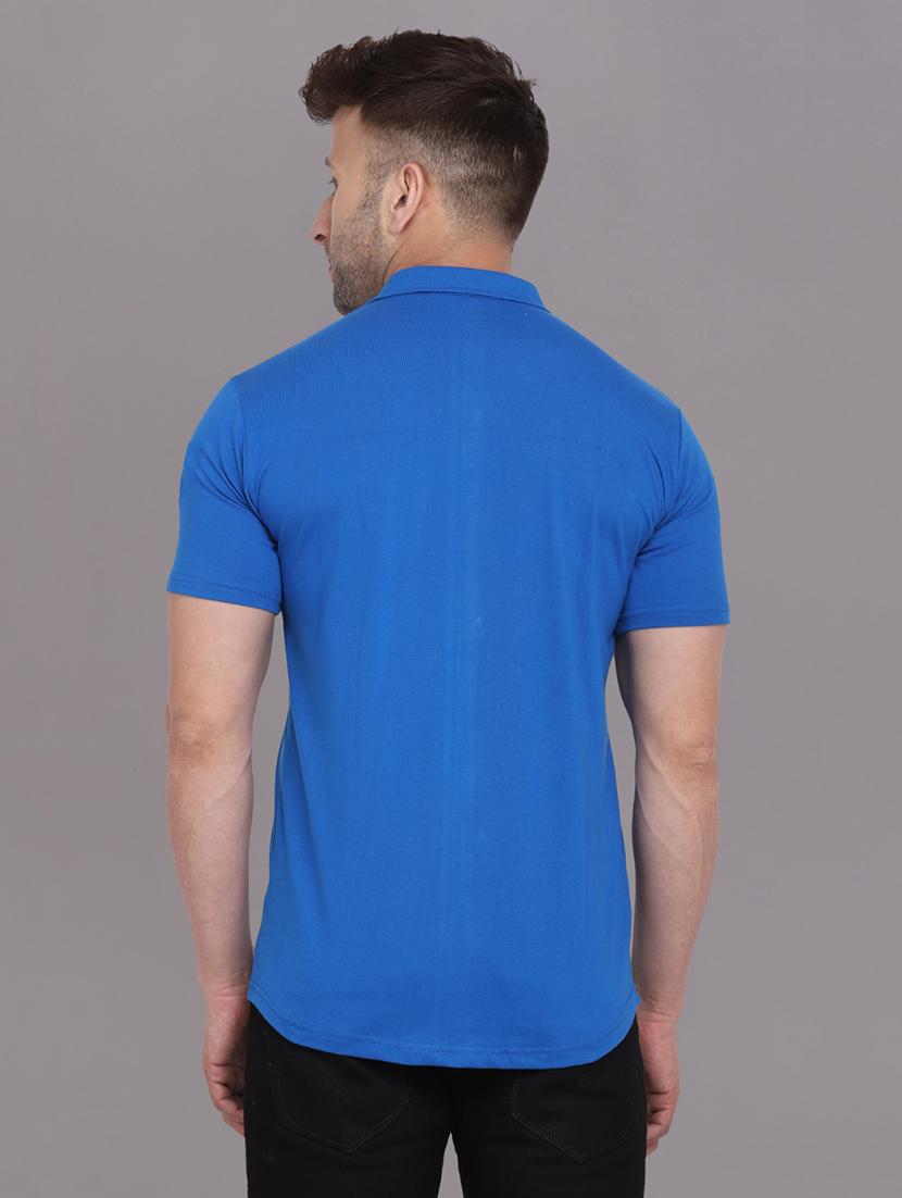 men solid short sleeved casual shirt - 21454181 - Standard Image - 2