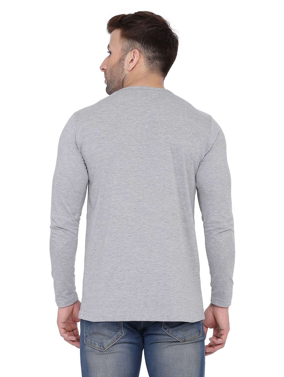 men solid long sleeved t-shirt - 21454197 -  Standard Image - 2