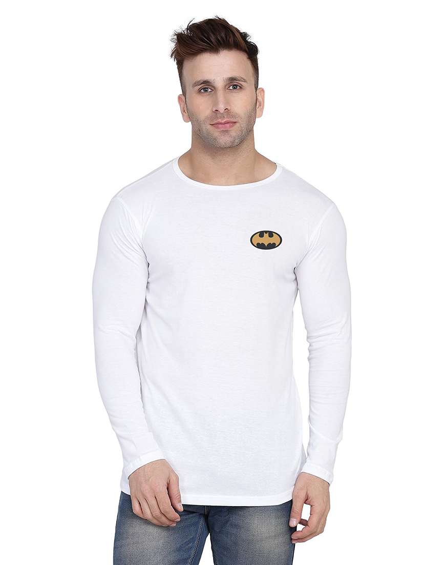 men solid long sleeved t-shirt