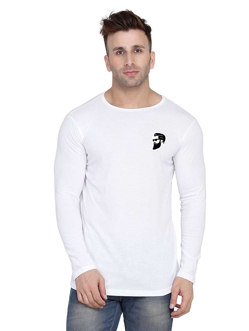 men solid long sleeved t-shirt - 21454215 - Zoom Image - 0