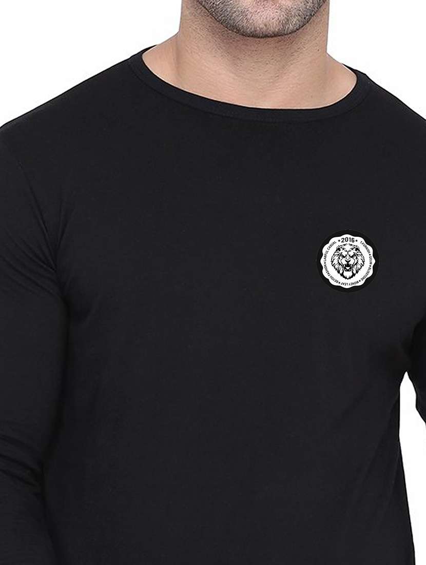 men solid long sleeved t-shirt - 21454241 -  Standard Image - 2