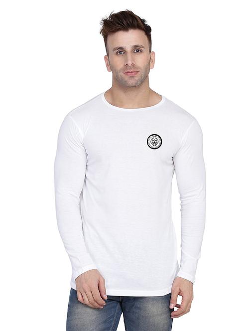 men solid long sleeved t-shirt - 21454246 - Standard Image - 0