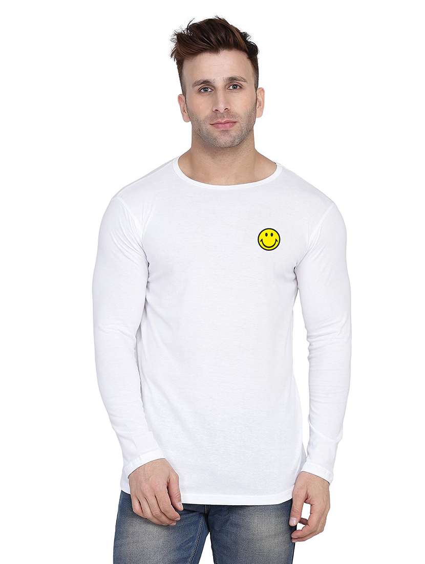 men solid long sleeved t-shirt - 21454256 -  Zoom Image - 0