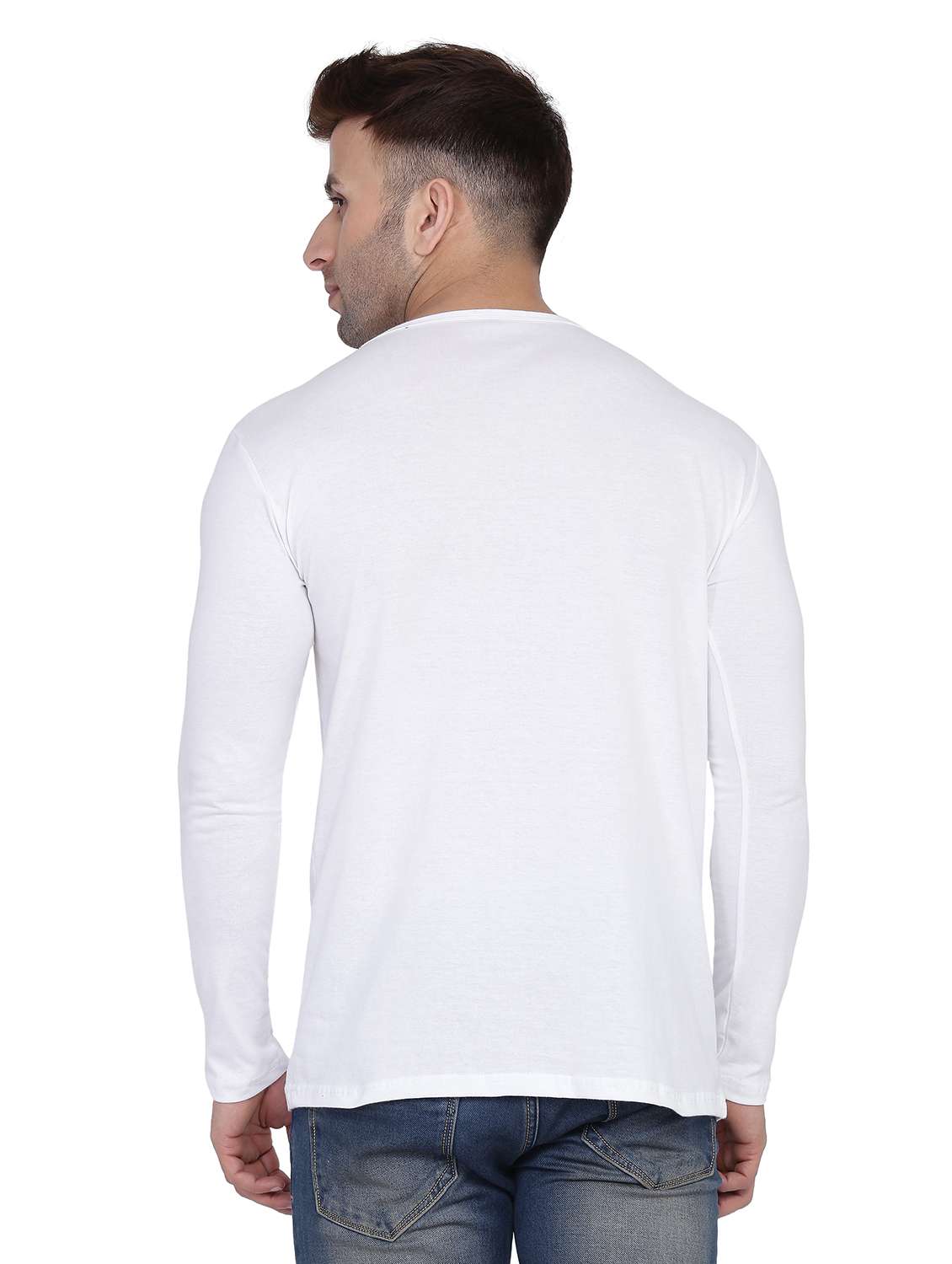 men solid long sleeved t-shirt - 21454256 - Standard Image - 2