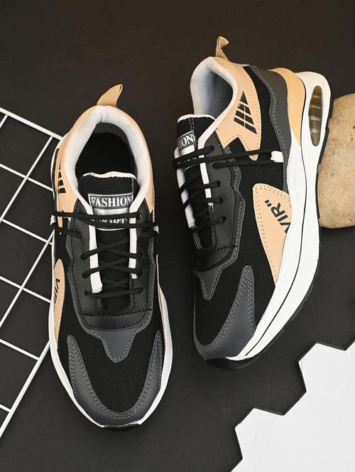 men black lace up sneaker - 21454838 -  Standard Image - 0