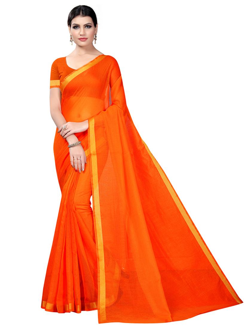 pack of 2 casual wear combo sarees with blouse - 21455019 - Standard Image - 2