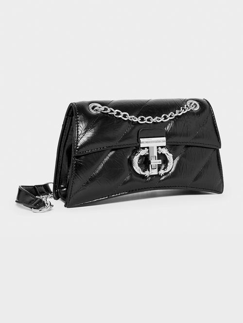 women black pu handbag - 21457033 -  Standard Image - 0