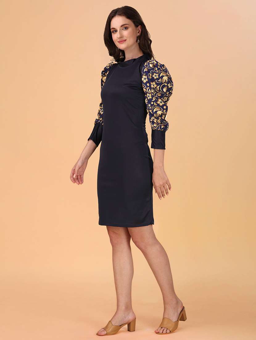 women mini printed bodycon dress - 21457115 - Standard Image - 2