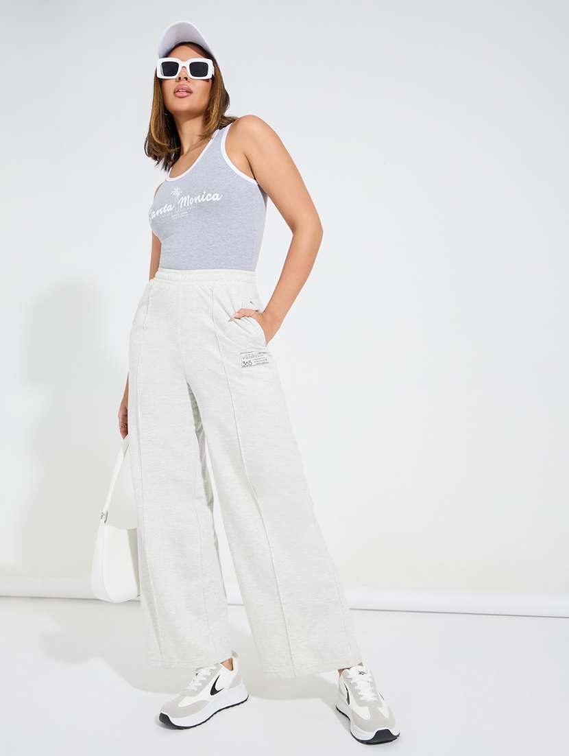 women white cotton track pant - 21457625 -  Standard Image - 2