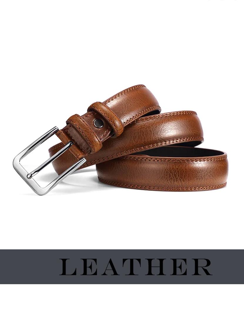 brown leather belt - 21457979 - Standard Image - 2