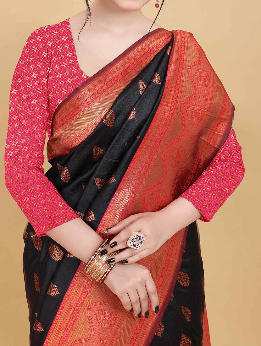 women self design kanjivaram saree - 21458164 - Standard Image - 2