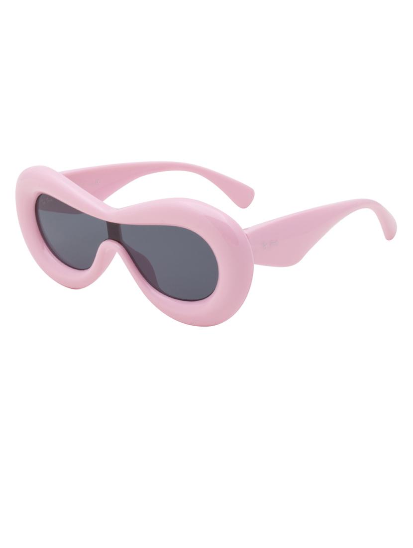 ted smith grey aviator sunglasses for men & women | full rim & acetate frame | large face ( 60-22-139 ) - 21458273 - Standard Image - 2