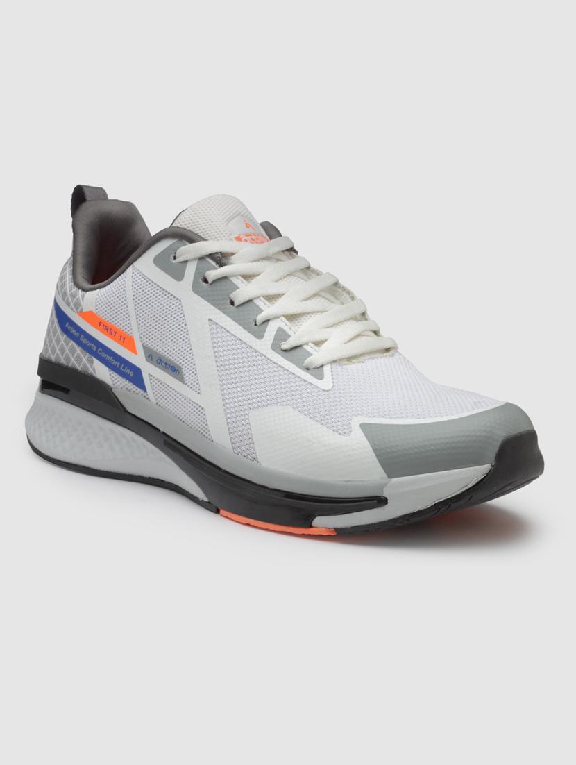 men lace up sports shoes - 21460528 - Standard Image - 2