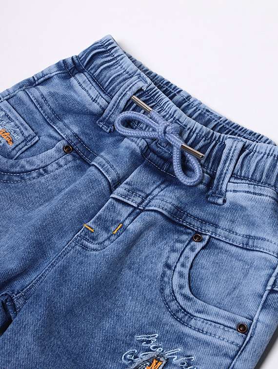 boys mid rise plain jeans - 21461162 -  Standard Image - 2