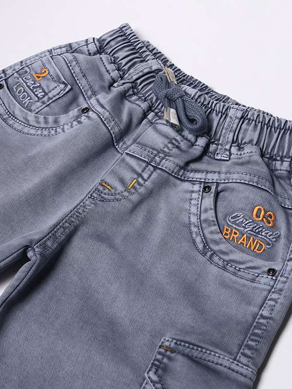 boys mid rise plain jeans - 21461163 -  Standard Image - 2