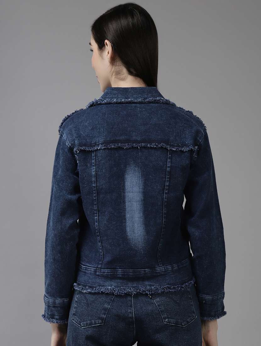 navy blue denim summer jacket - 21461484 -  Standard Image - 2