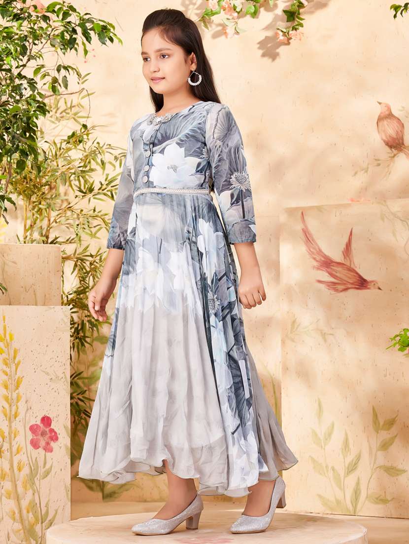 girl cotton blend casual wear frock - 21462361 -  Standard Image - 2