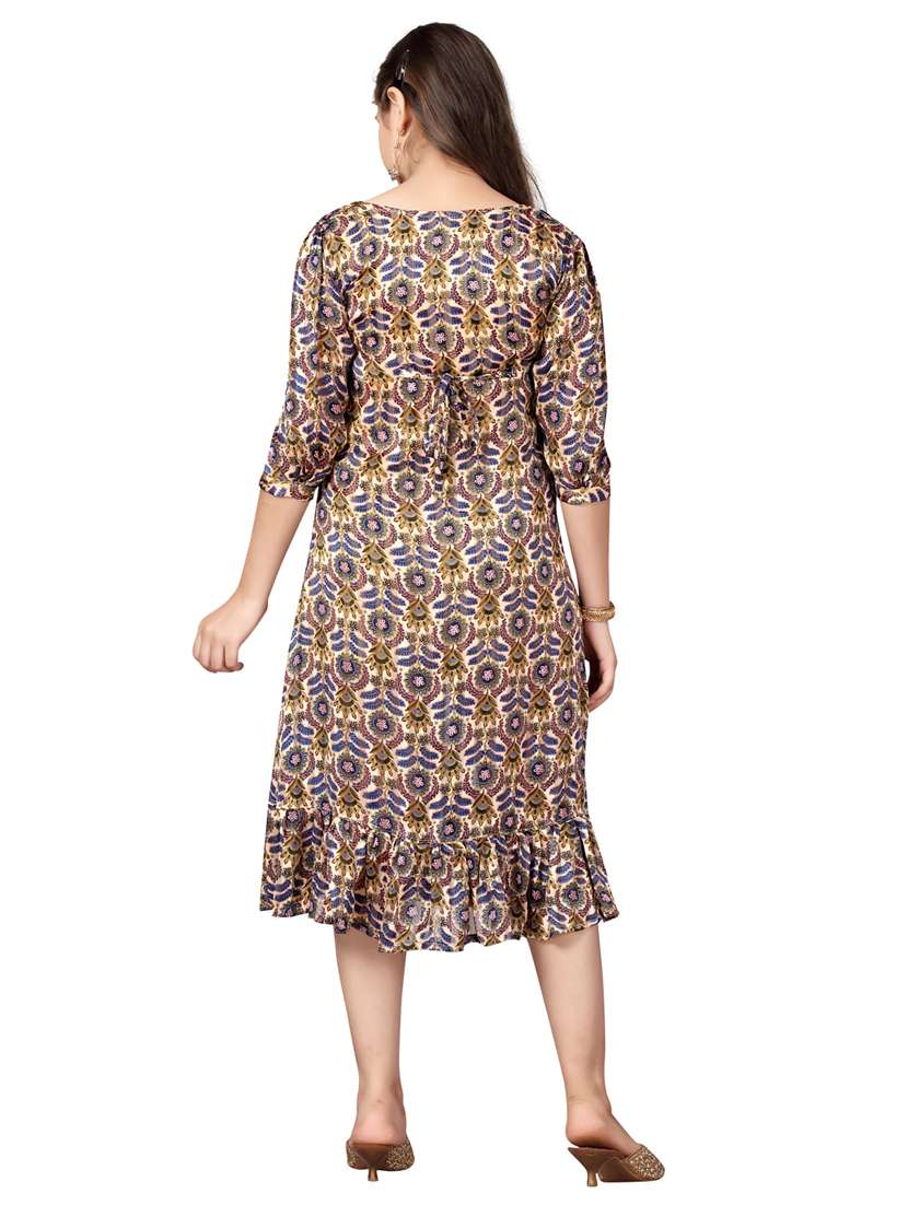 girls multicolored printed frock - 21462422 -  Standard Image - 2