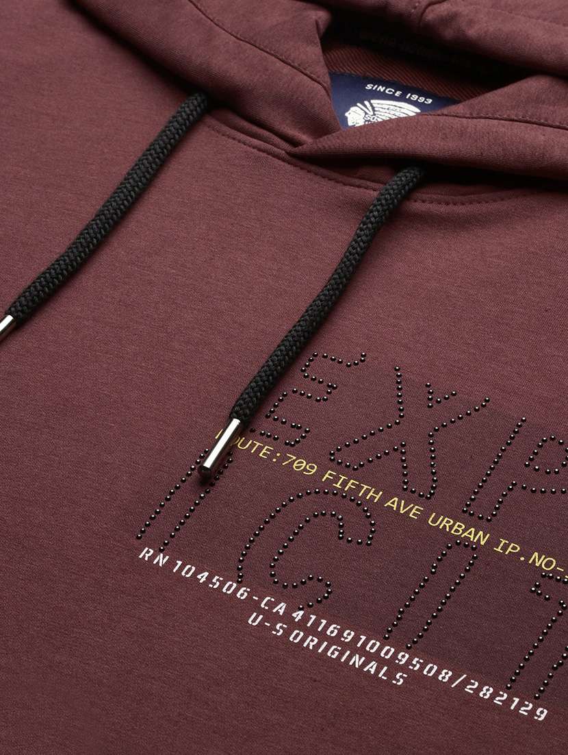 men placement print hooded sweatshirt - 21463190 -  Standard Image - 7