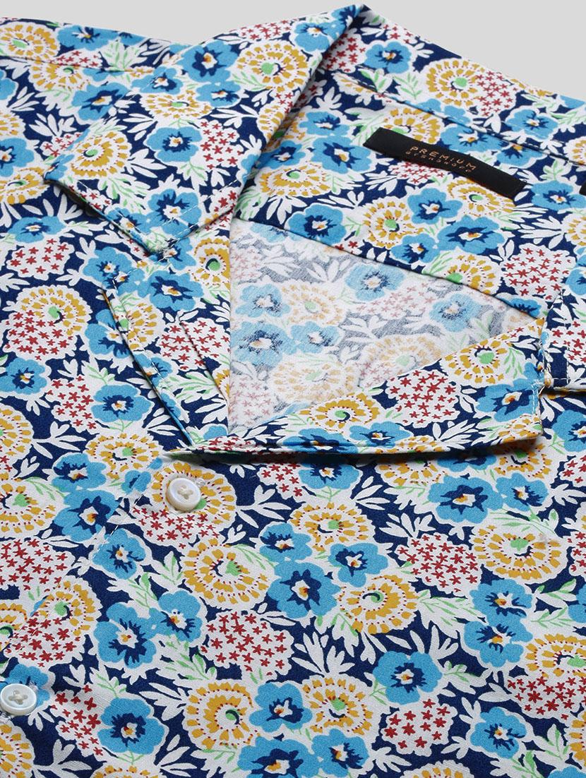 men printed shirt & shorts co-ord set - 21463209 - Standard Image - 7