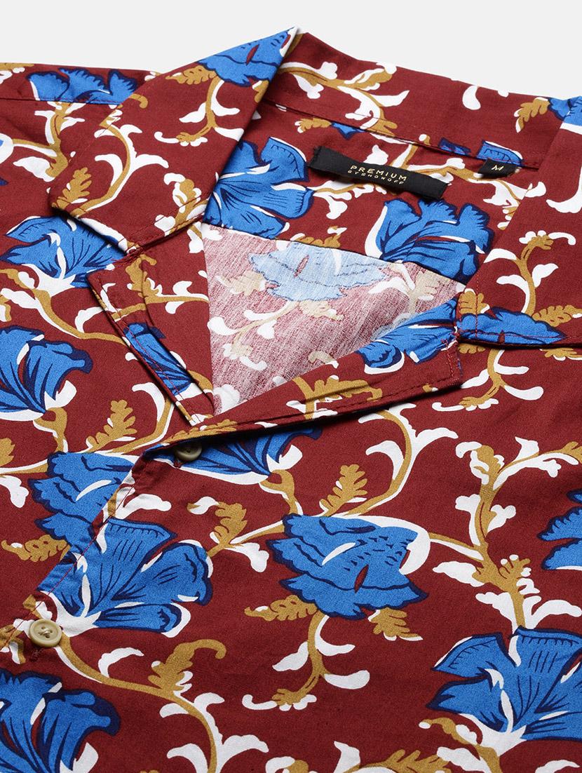 men printed shirt & shorts co-ord set - 21463212 - Standard Image - 7