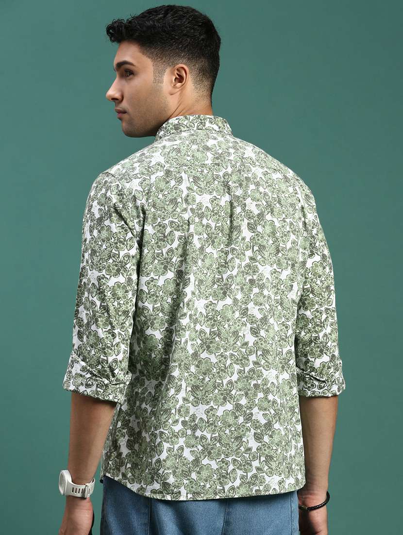 men printed casual shirt - 21463227 -  Standard Image - 2