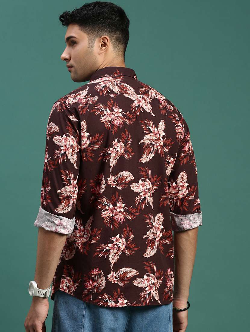 men printed casual shirt - 21463230 -  Standard Image - 2