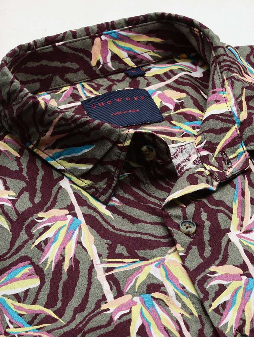 men printed casual shirt - 21463231 -  Standard Image - 7