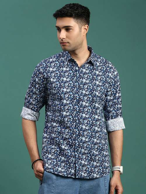 men printed casual shirt - 21463236 -  Standard Image - 0