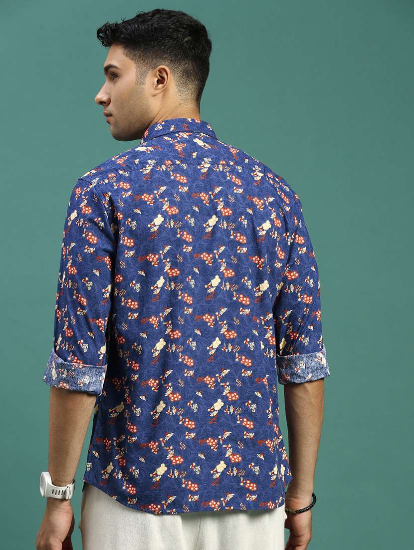 men printed cotton casual shirt - 21463245 -  Standard Image - 2