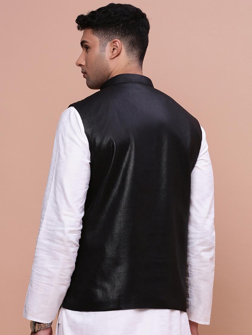 men mandrain neck nehru jacket - 21463303 - Standard Image - 2
