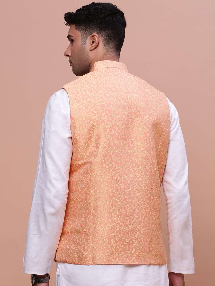 men mandrain neck nehru jacket - 21463308 -  Standard Image - 2