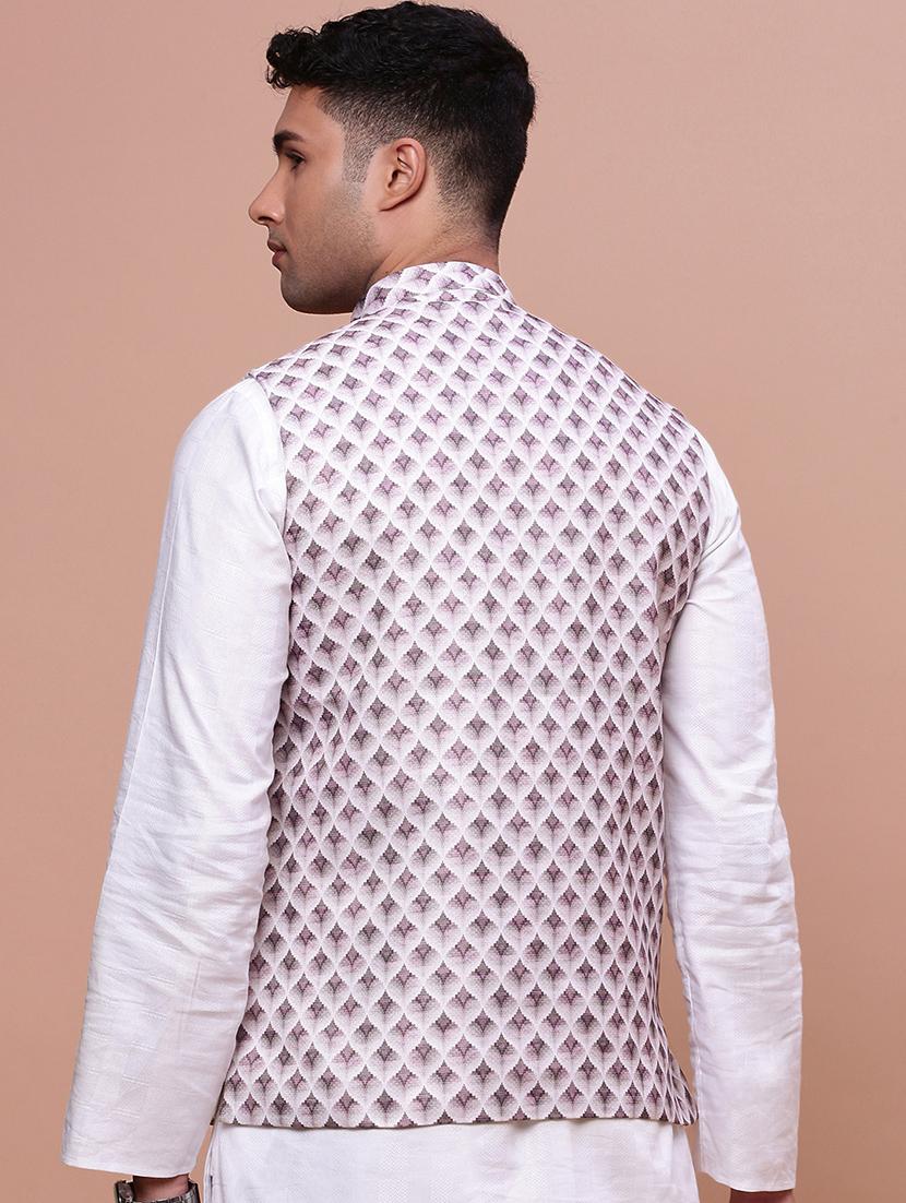 men mandrain neck nehru jacket - 21463326 - Standard Image - 2