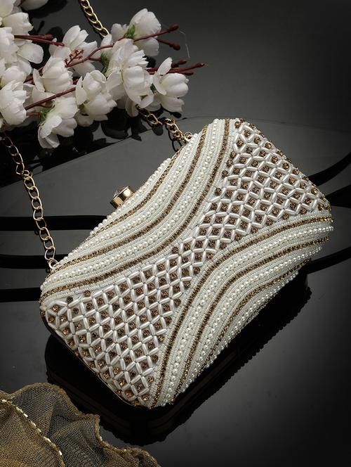 women embellished box clutch - 21463446 -  Standard Image - 0