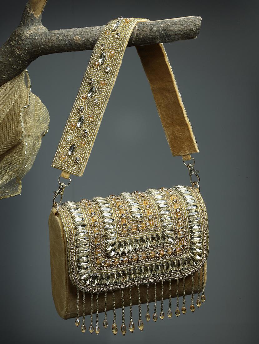 women embellished  fold over clutch - 21463448 -  Zoom Image - 0
