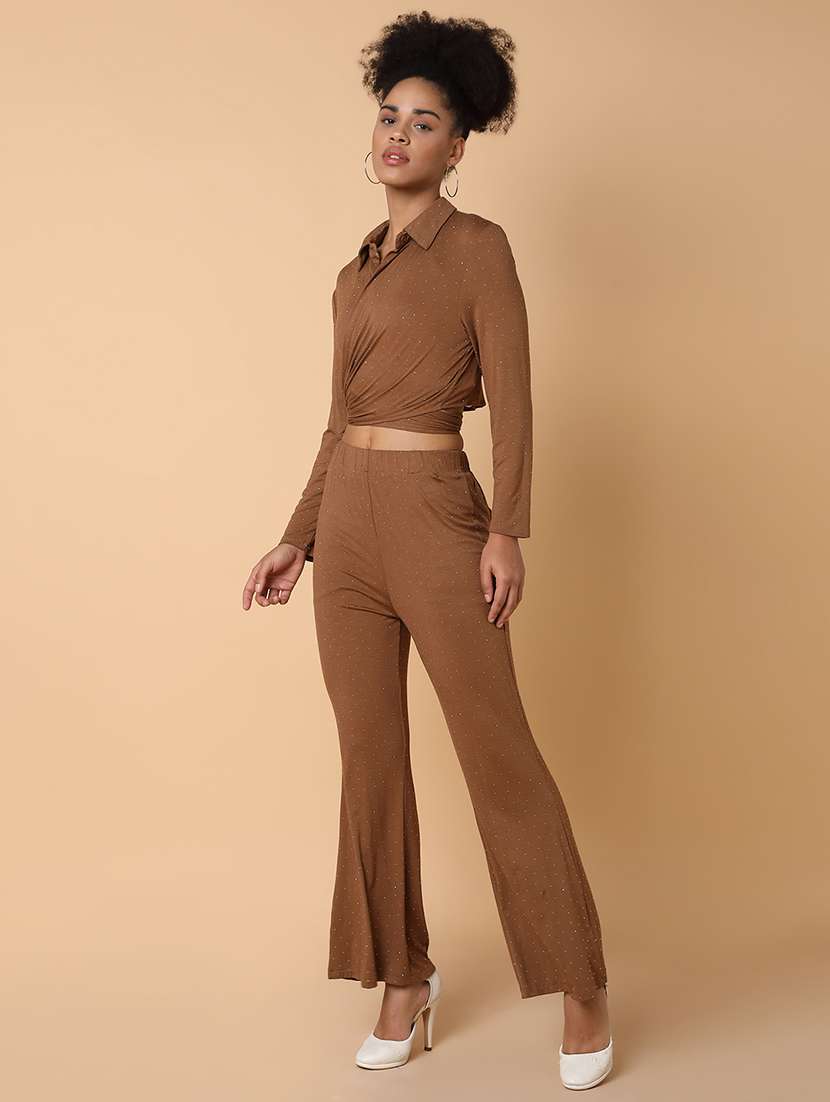 women printed top and palazzos co-ord set - 21463497 -  Standard Image - 2
