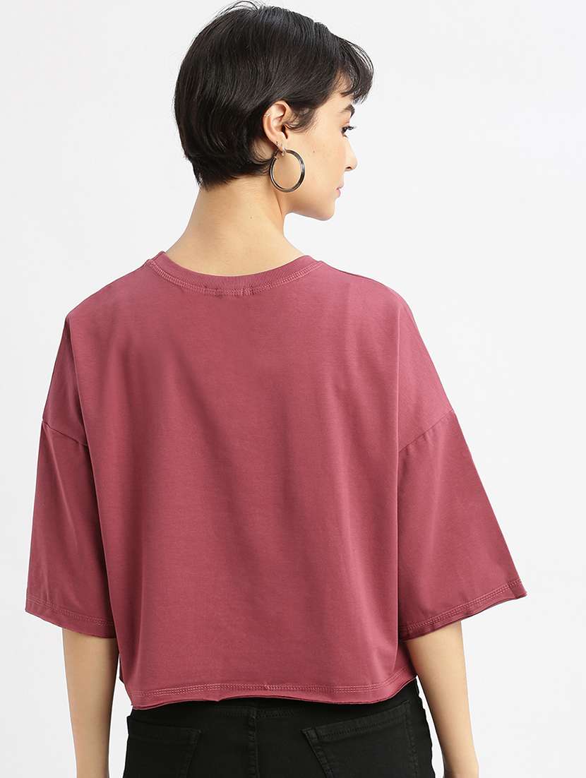 women printed boxy t-shirt - 21463556 - Standard Image - 2