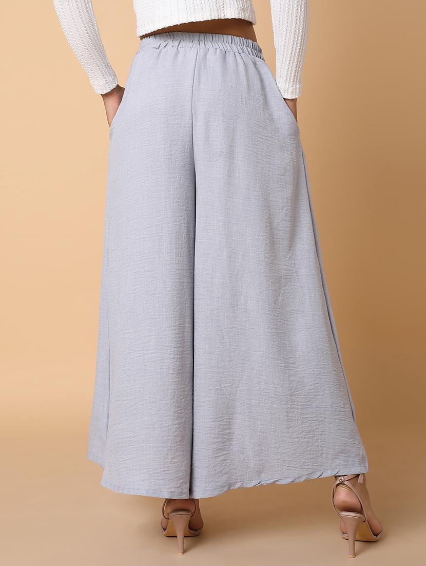 grey cotton trousers - 21463596 - Standard Image - 2