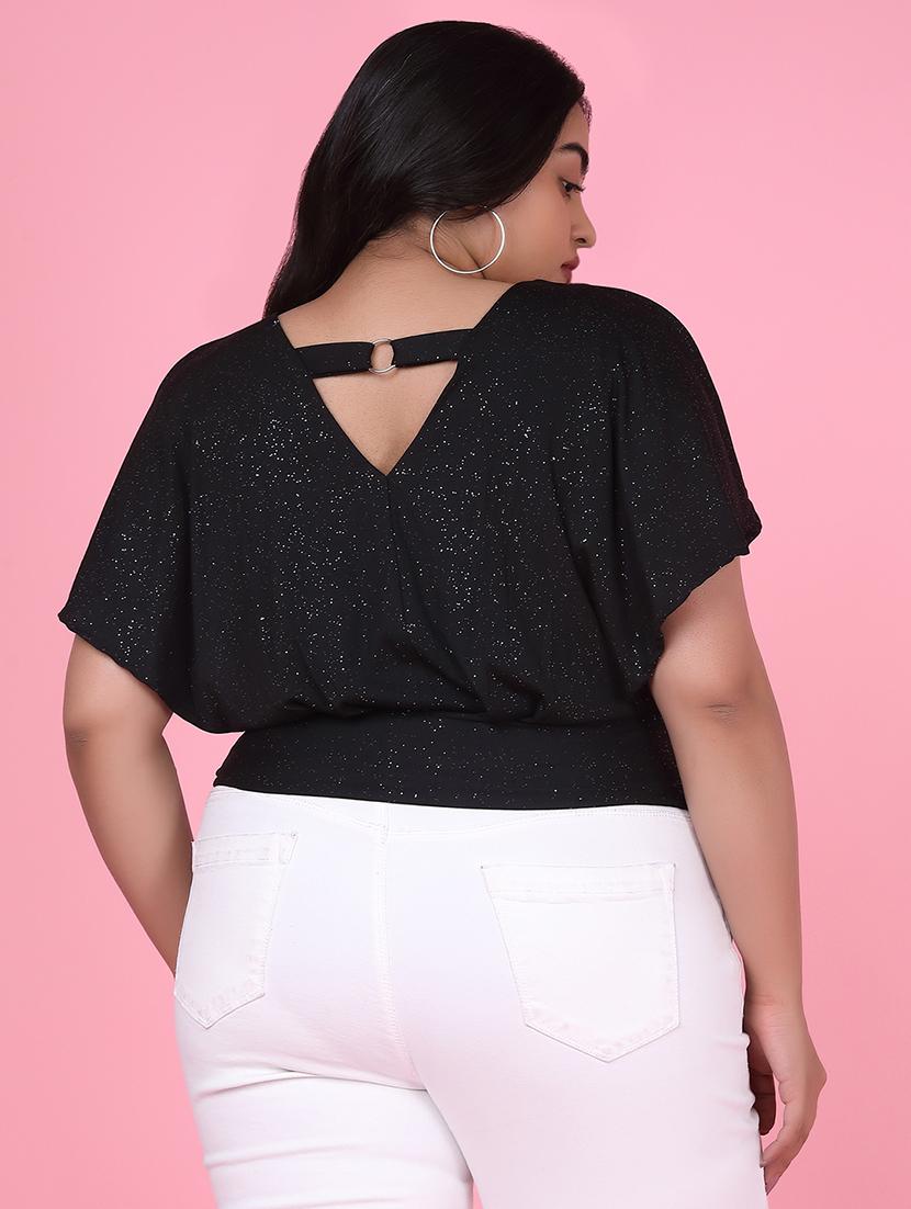 women plus size printed regular fit top - 21463764 - Standard Image - 2