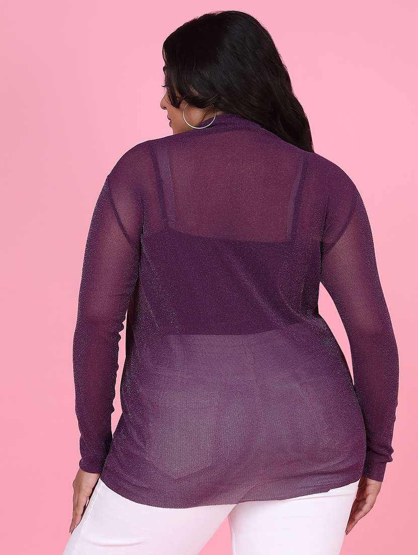 women plus size solid regular fit top - 21463785 -  Standard Image - 2
