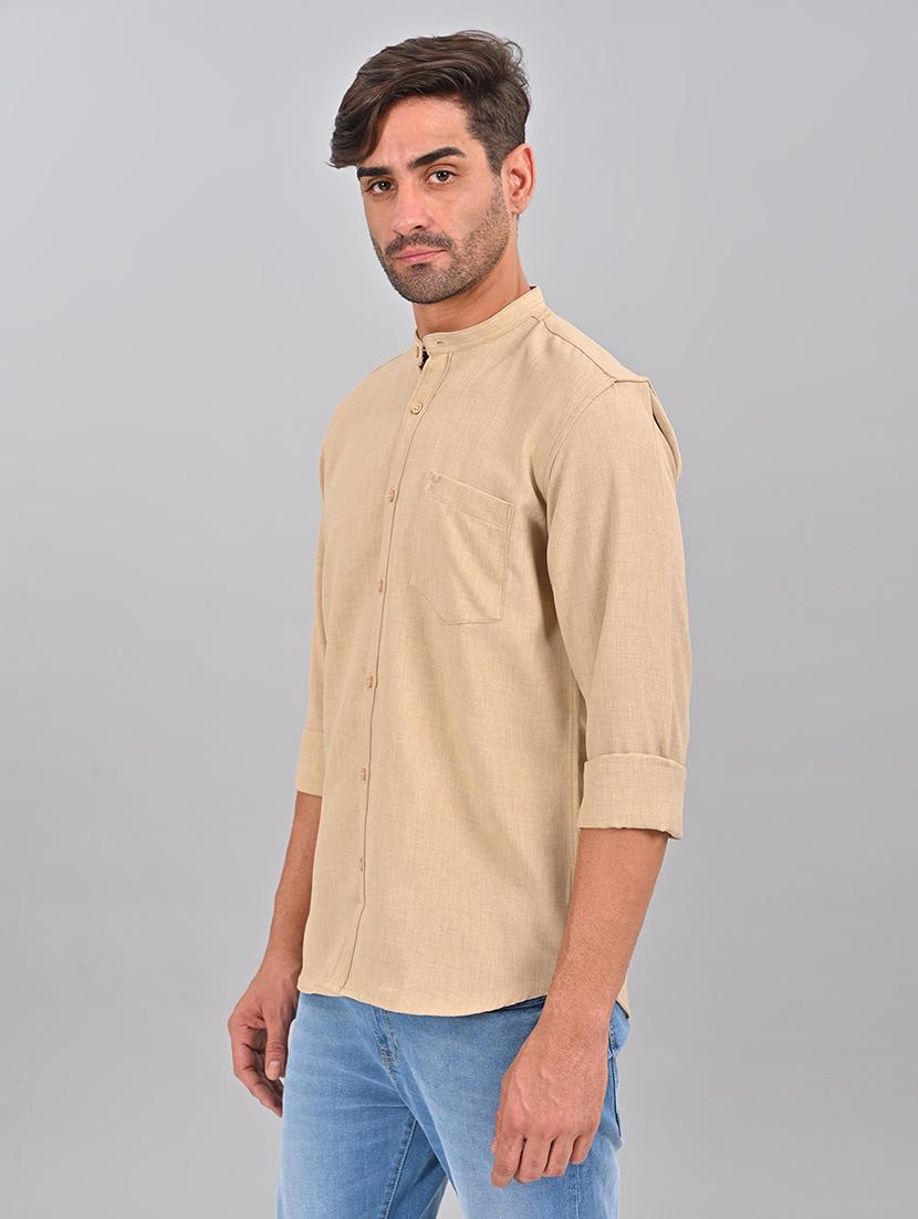 men solid casual shirt - 21463959 - Standard Image - 2