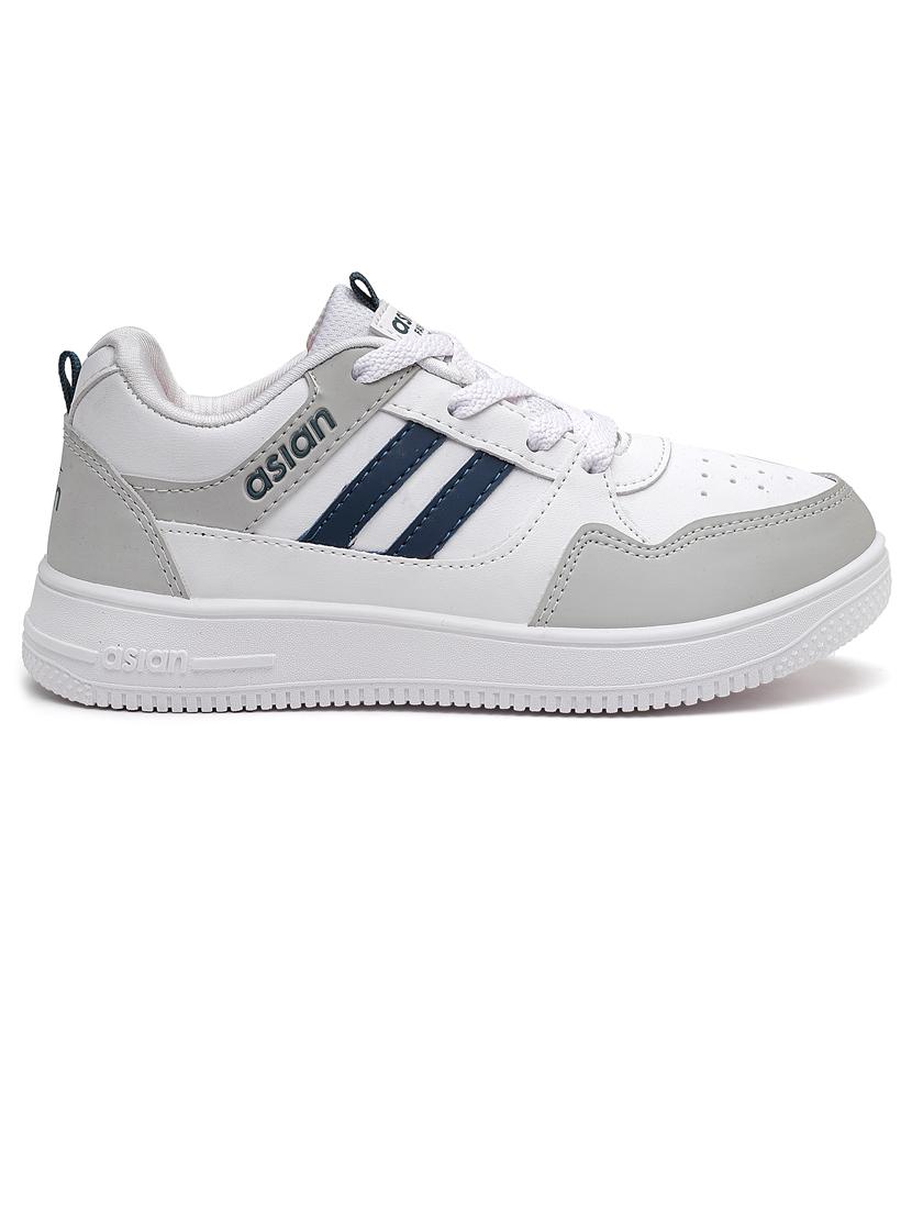 kids white synthetic sneaker - 21466159 - Standard Image - 2